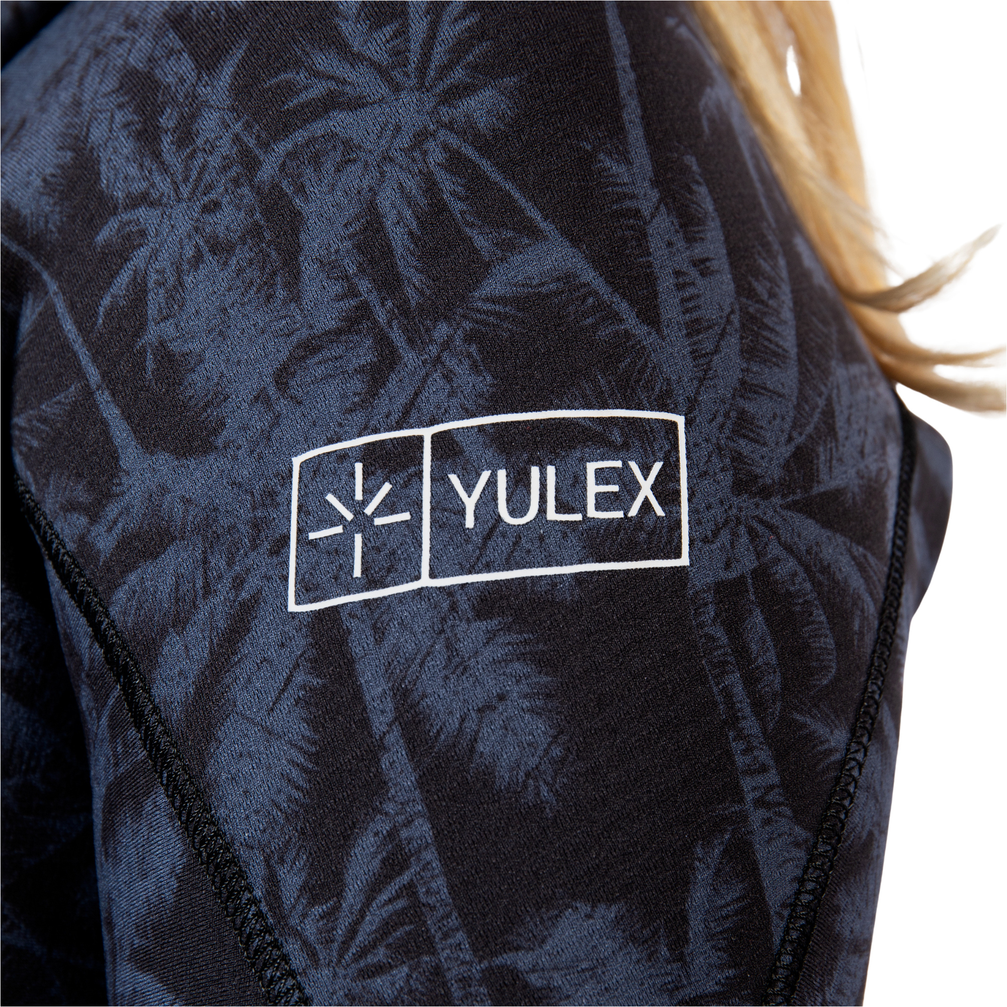 2025 Gul Womens Yulex Flexor 5/4mm Chest Zip Wetsuit FX1227-C5BKSP - Black / Splaterpalm